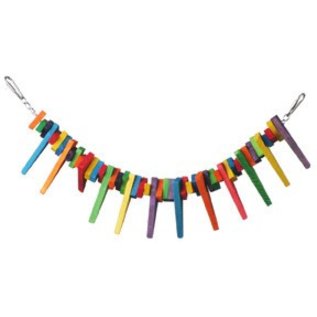 SUPER BIRD CREATIONS Super Bird SB-466 Mini Triangle Teaser Bird Toy, Medium 19" by 5"