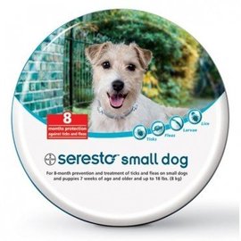 BAYER HEALTHCARE Seresto Flea & Tick Collar for Small Dogs & Puppies (up to 18 pounds)