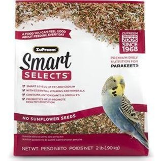 ZUPREEM ZuPreem Smart Selects Premium Daily Nutrition Parakeets 2#