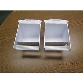 ABBA PRODUCTS Cup White / Black Color  for 35 Series Plastic with Perch Ho Cup B