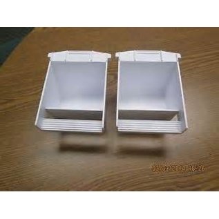 ABBA PRODUCTS Cup White / Black Color  for 35 Series Plastic with Perch Ho Cup B