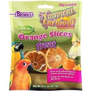 TROPICAL CARNIVAL NATURALS ORANGE SLICES BIRD .75 OZ