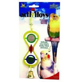 JW PET PRODUCTS JW Pet Activitoy Hour Glass Mirror Bird Toy