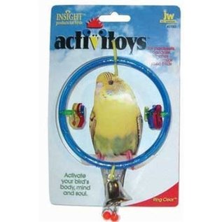 JW PET PRODUCTS JW Pet Activitoy Ring Clear Bird Toy