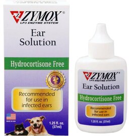 Zymox Ear Solution without Hydrocortisone 1.25oz