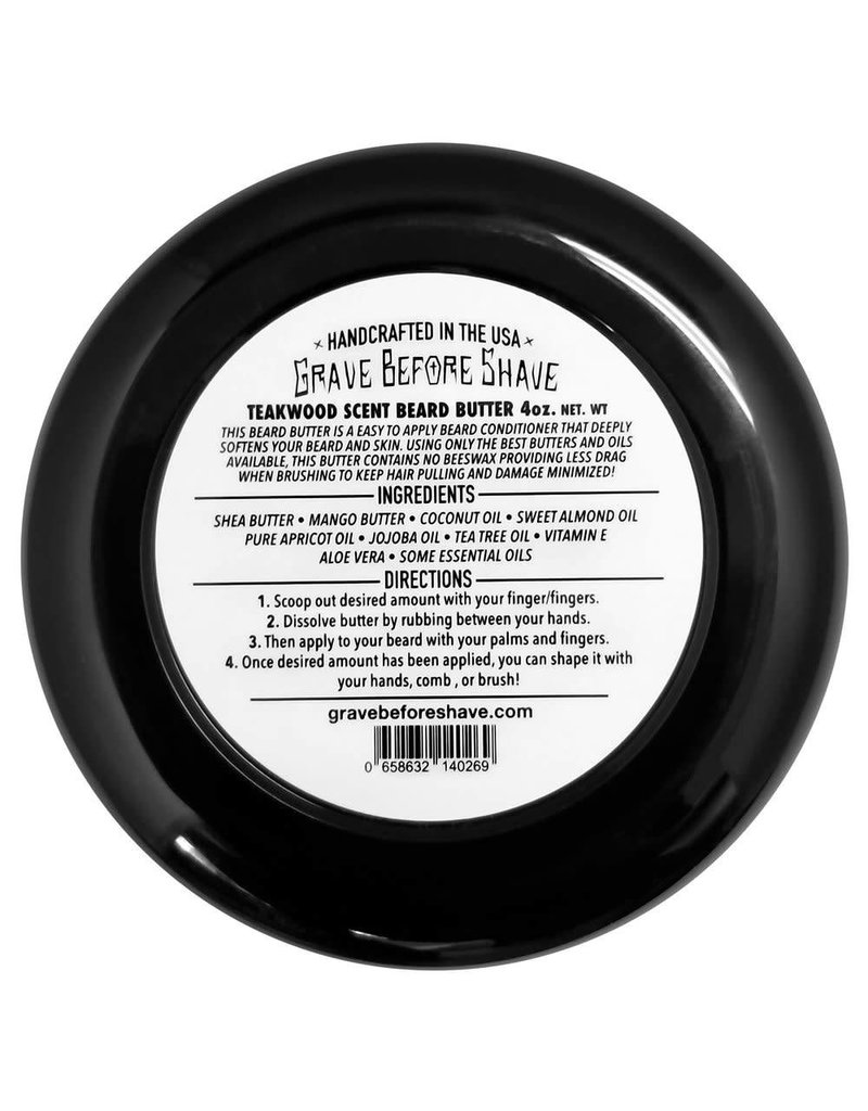 Grave Before Shave Grave Before Shave Beard Butter - Teakwood