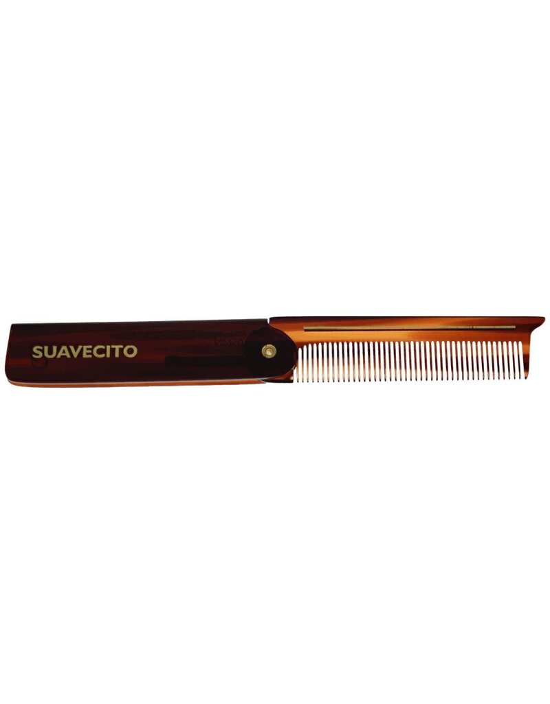 Suavecito Suavecito Deluxe Amber Folding Comb