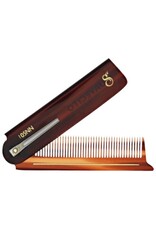 Suavecito Suavecito Deluxe Amber Folding Comb
