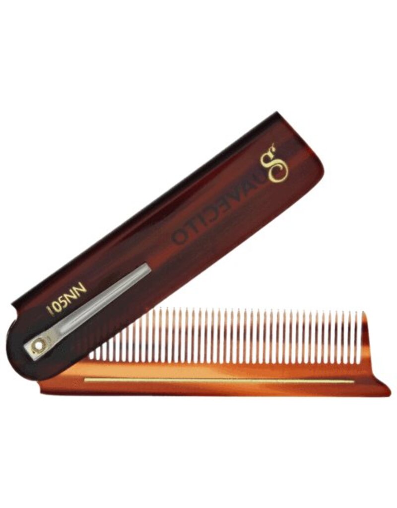 Suavecito Suavecito Deluxe Amber Folding Comb