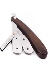 Parker Parker Straight Edge Barber Razor | SRDW | Dark Sheesham Wood Scales
