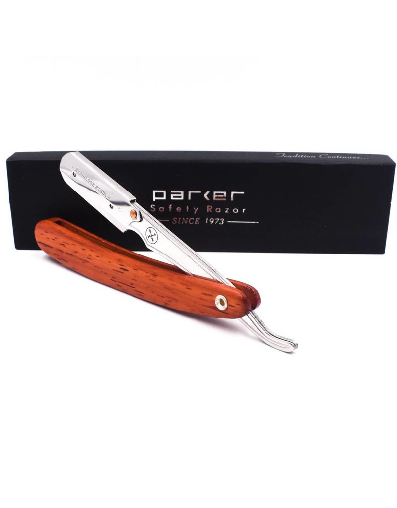 Parker Barber Straight Razor Wood Handle - Village Cigar Company &  Barbershop