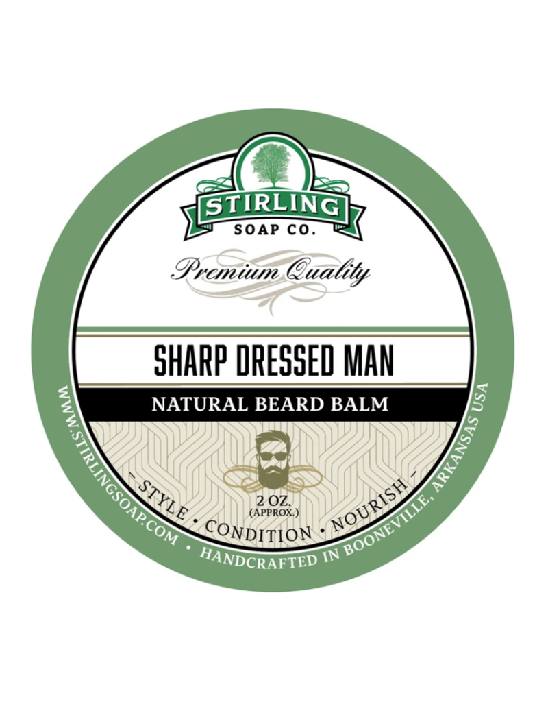 Stirling Soap Co. Stirling Beard Balm 2 oz - Sharp Dressed Man