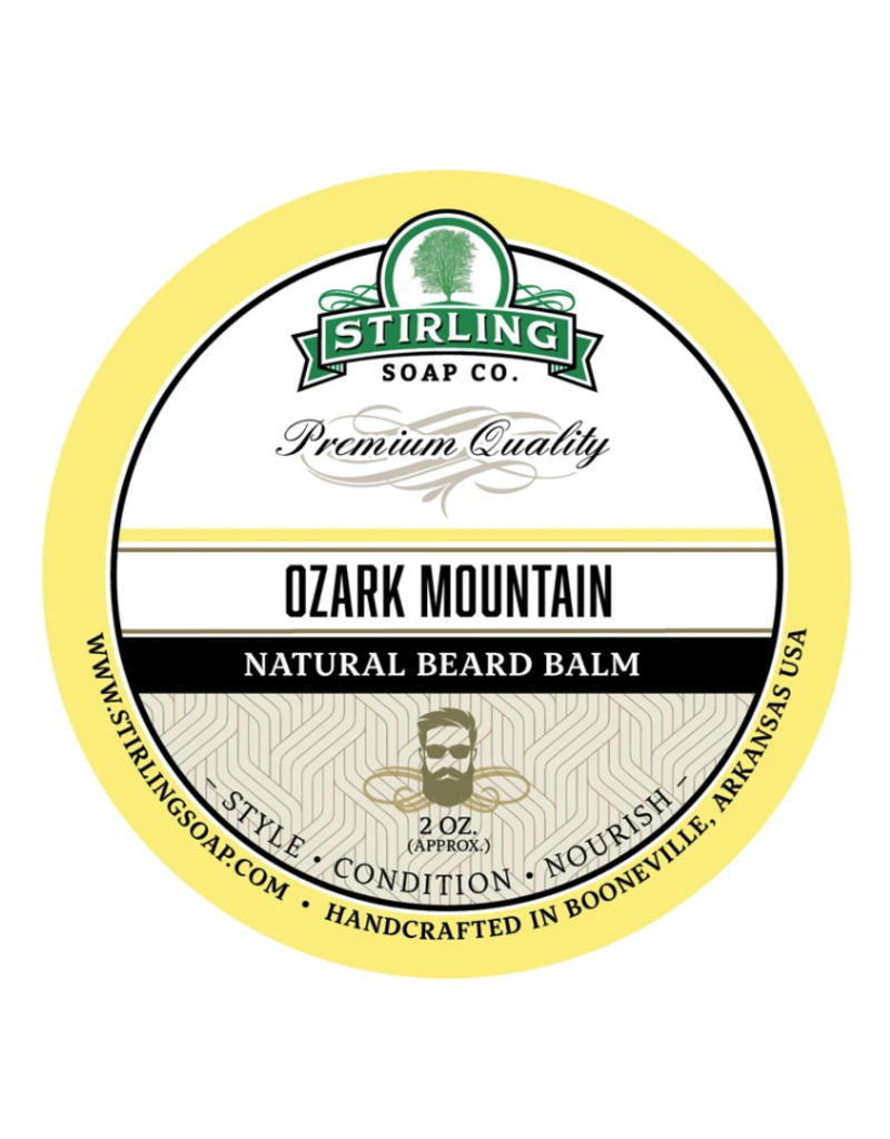 Stirling Soap Co. Stirling Beard Balm 2 oz - Ozark Mountain