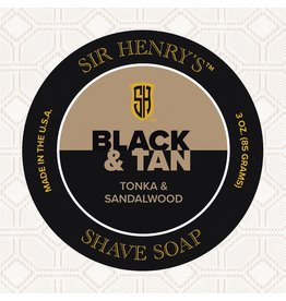 Sir Henry's Sir Henry's Shaving Soap Puck - Black & Tan