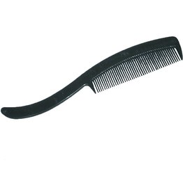 Col. Conk Black Mustache Comb W/ Handle