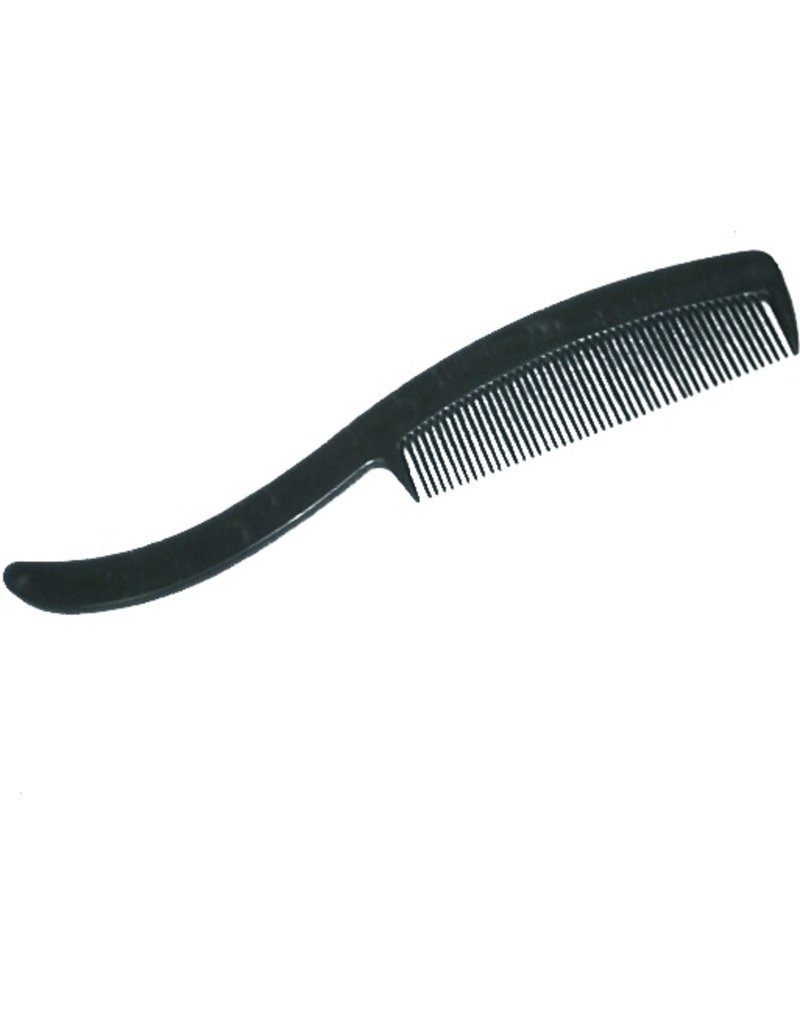 Col. Conk Black Mustache Comb W/ Handle