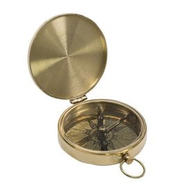 Brass Pocket Compass