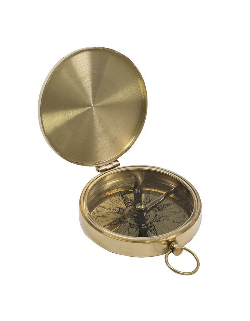 Brass Pocket Compass