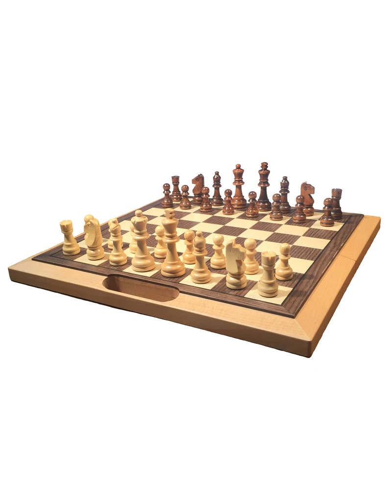Wood Expressions Folding Chess Set | 16" Board