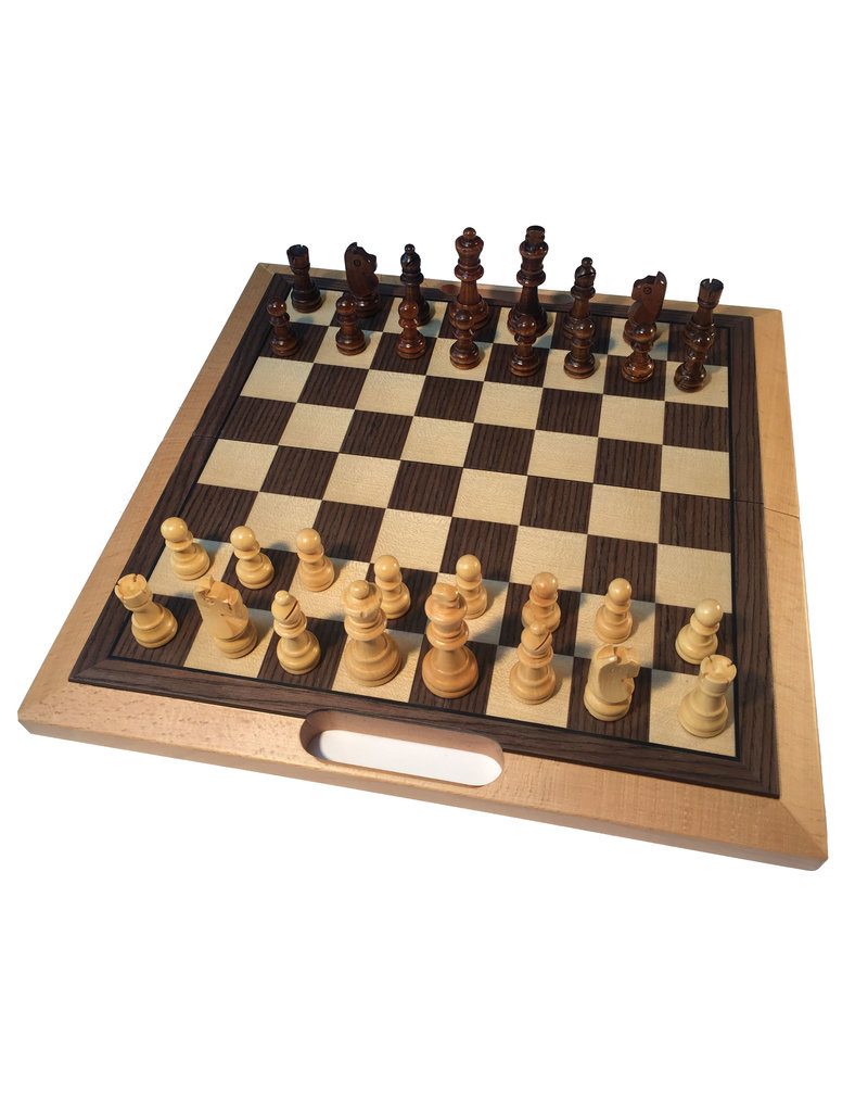 Wood Expressions Folding Chess Set | 16" Board
