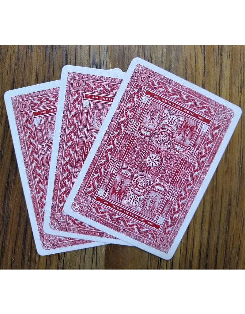 Theory11 Theory 11 High Victorian Playing Cards - Red