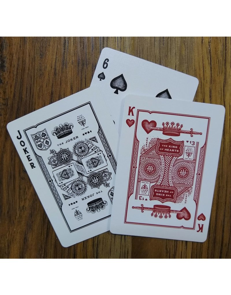 Theory11 Theory 11 High Victorian Playing Cards - Red