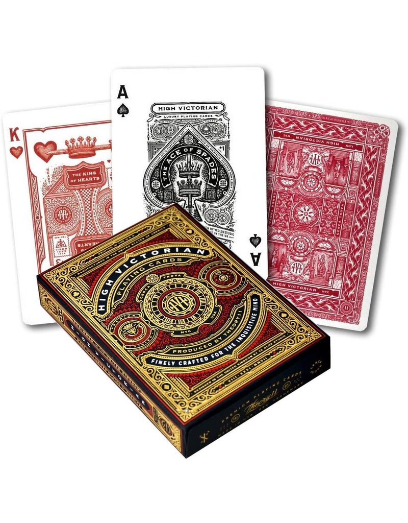 Theory11 Theory 11 High Victorian Playing Cards - Red