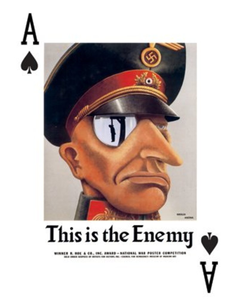 USA Posters of World Wars I & II Playing Cards