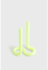 54 Celsius Twist Candle  - Yellow