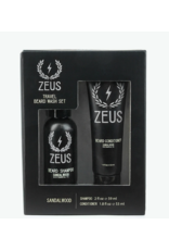 Zeus Zeus Travel Beard Wash Set - Sandalwood