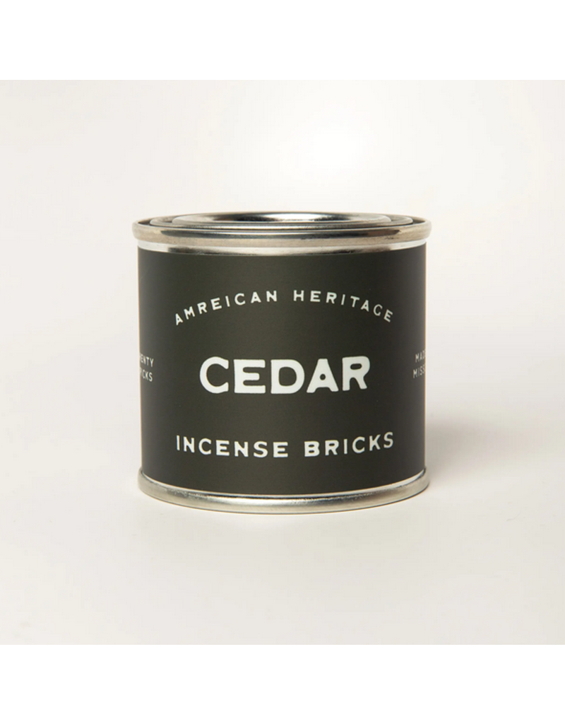 American Heritage Brand Incense Bricks - Cedar