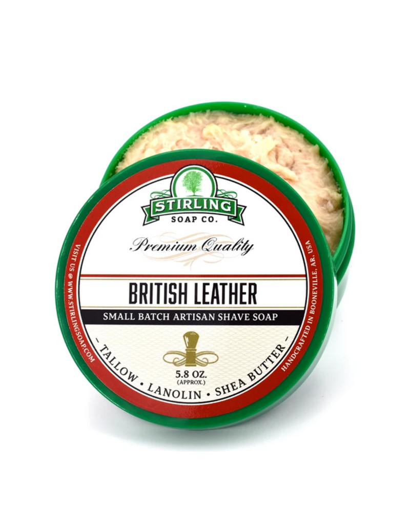 Stirling Soap Co. Stirling Shave Soap | British Leather