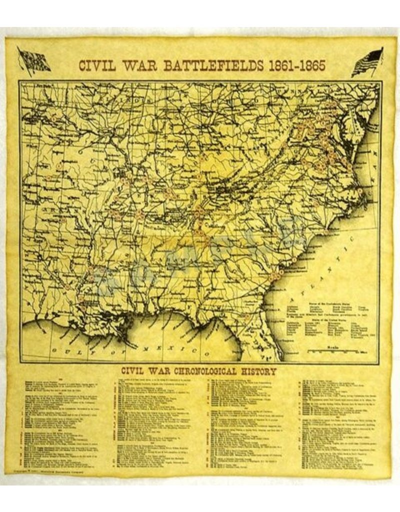 Channel Craft Civil War Map Document - Tube