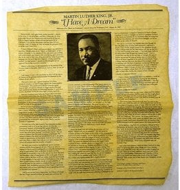 Channel Craft Martin Luther King Jr. "I Have a Dream" Speech Document - Tube