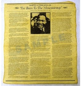 Channel Craft Martin Luther King Jr. "I've Been to the Mountaintop" Speech Document