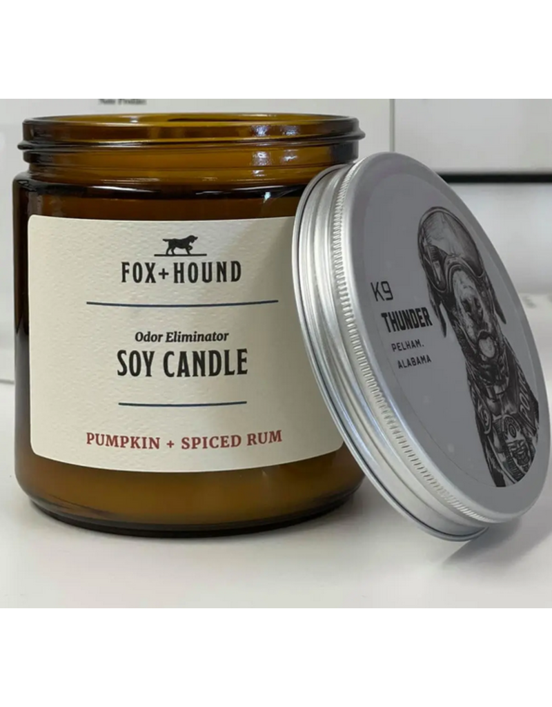 Fox + Hound Odor Eliminator Soy Candle | K9 Thunder