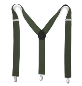 Ferrecci Ferrecci Suspenders - Hunter Green Vintage Style Wide