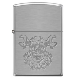 Zippo Skull with Wrenches Lighter