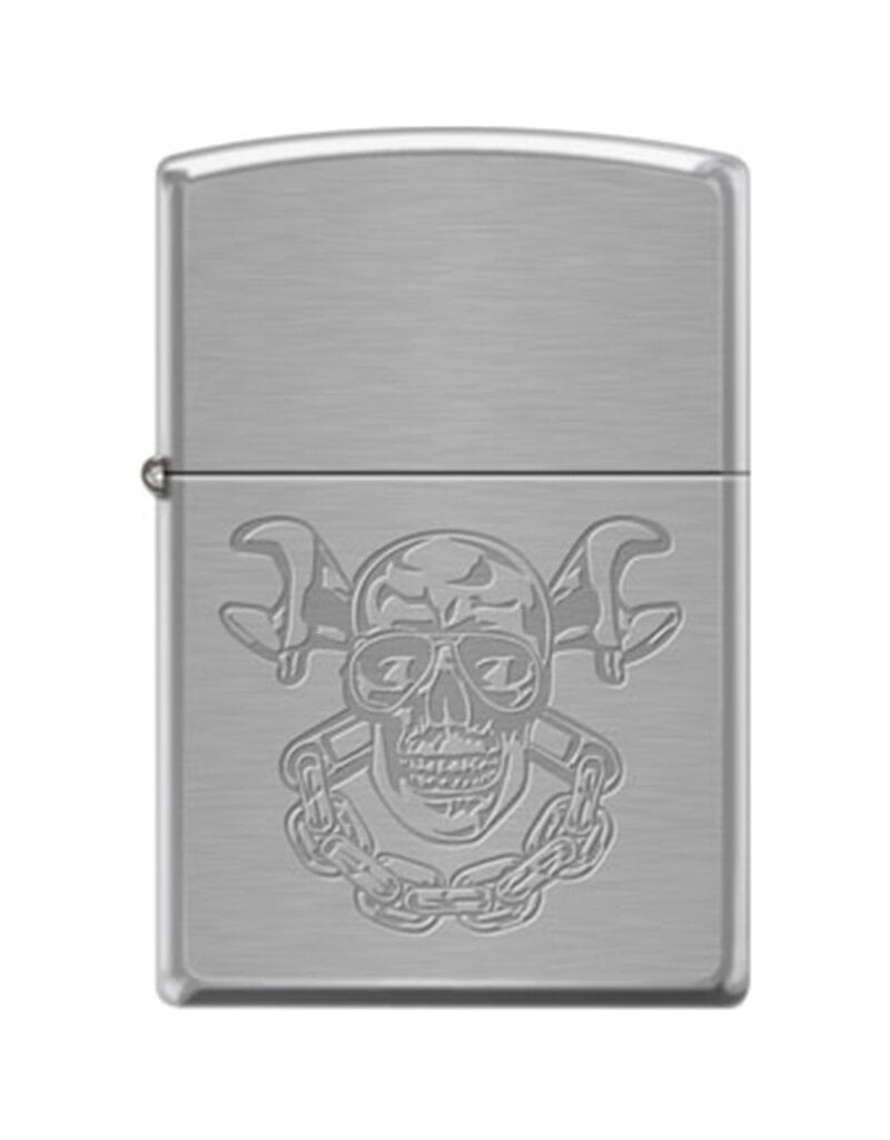 Zippo Skull with Wrenches Lighter