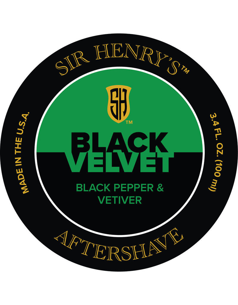 Sir Henry's Aftershave Splash - Black Velvet