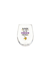 Stemless Wine Glass - Choose Your Team