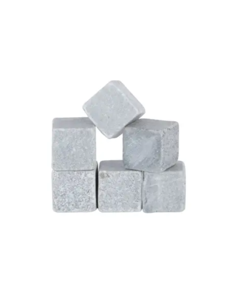 Viski Glacier Rocks Soapstone Cubes - Set of 6