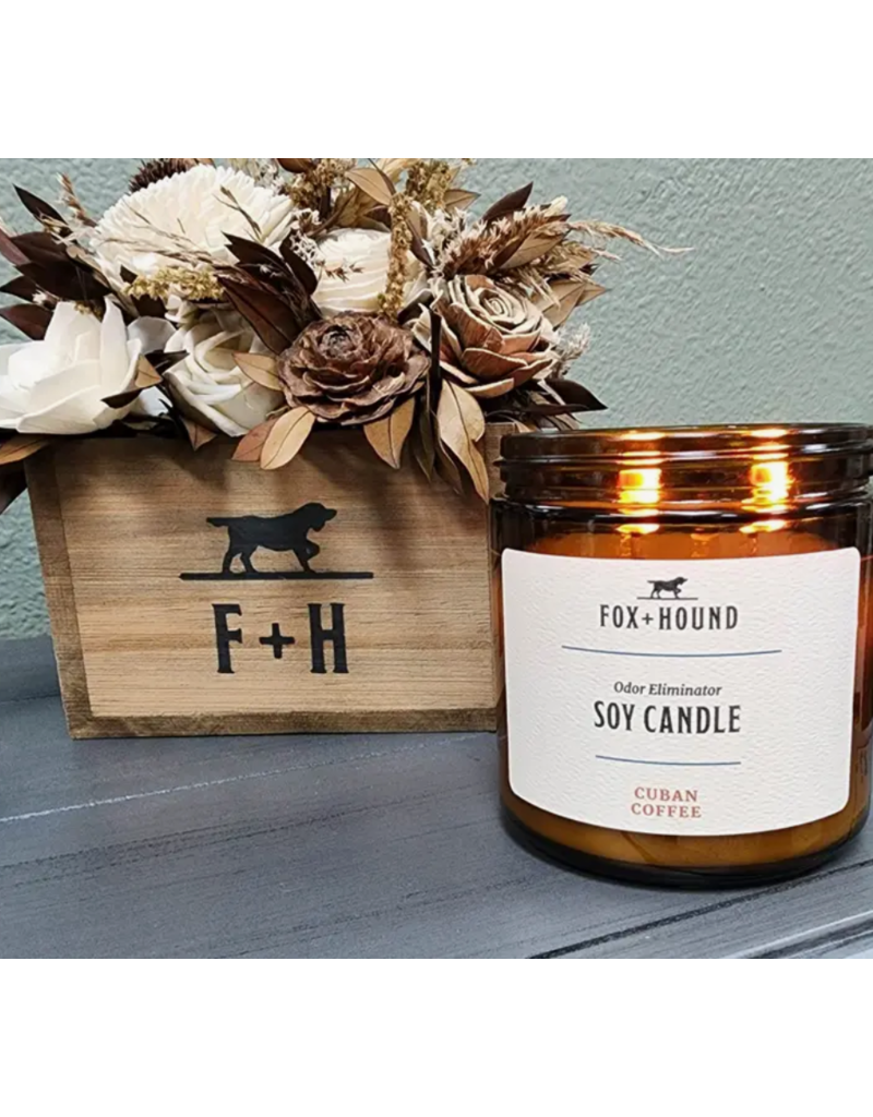 Fox + Hound Odor Eliminator Soy Candle | Cuban Coffee