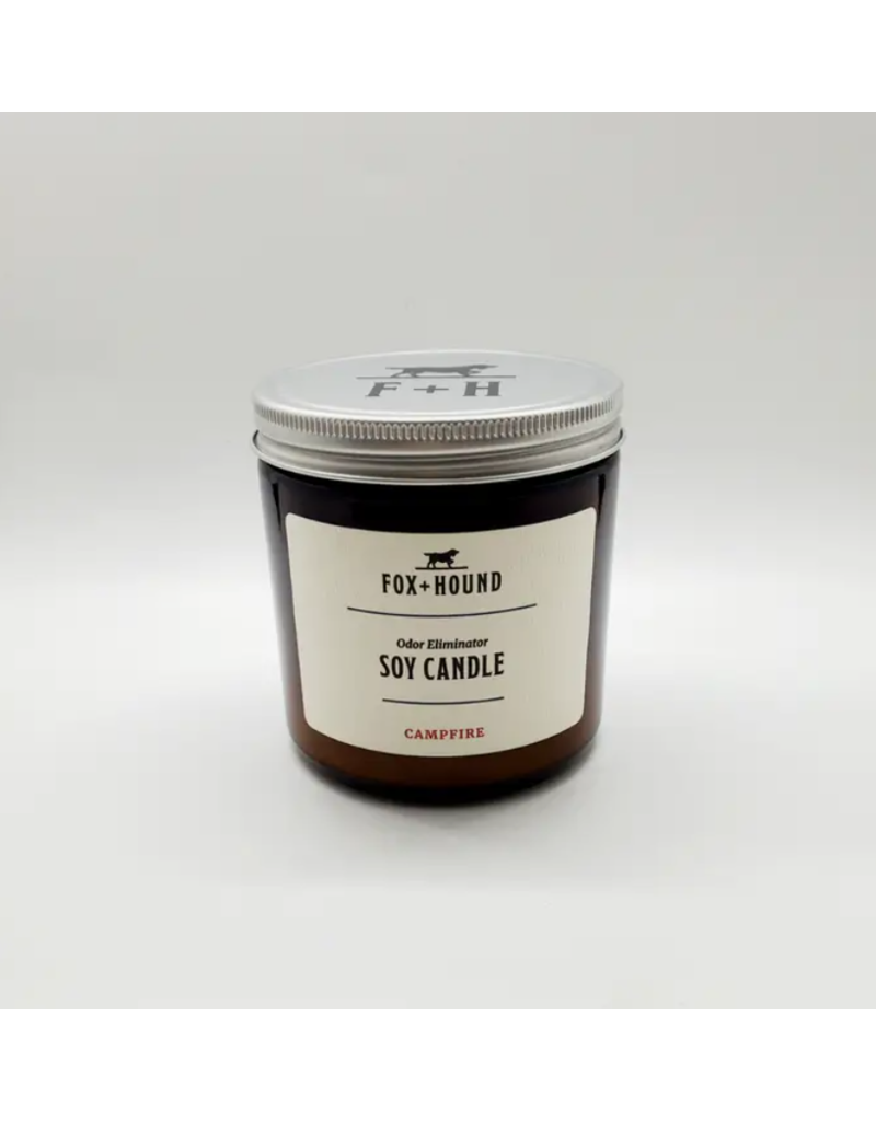 Fox + Hound Odor Eliminator Soy Candle | Campfire