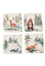 Coaster Set - Woodland Animals