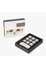 Viski Glacier Rocks Soapstone Cubes | Set of 9