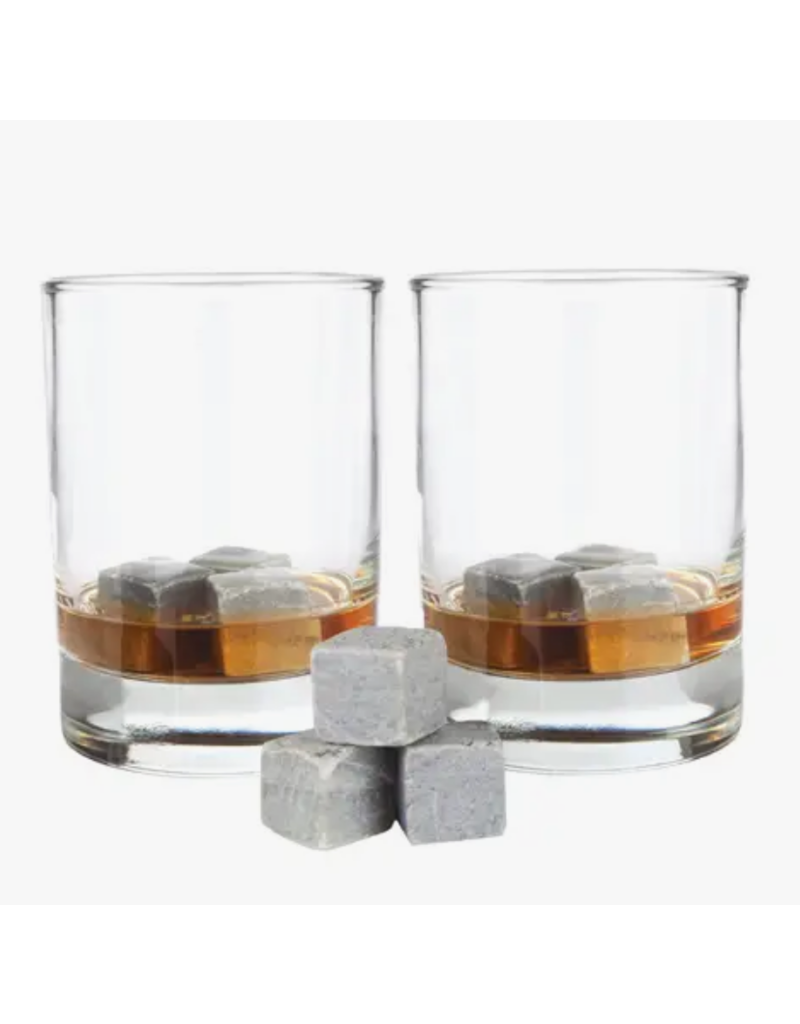 Viski Glacier Rocks Soapstone Cubes | Set of 9