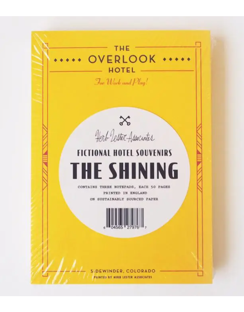 Fictional Hotel Notepad | The Overlook Hotel