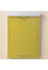 Fictional Hotel Notepad | The Overlook Hotel