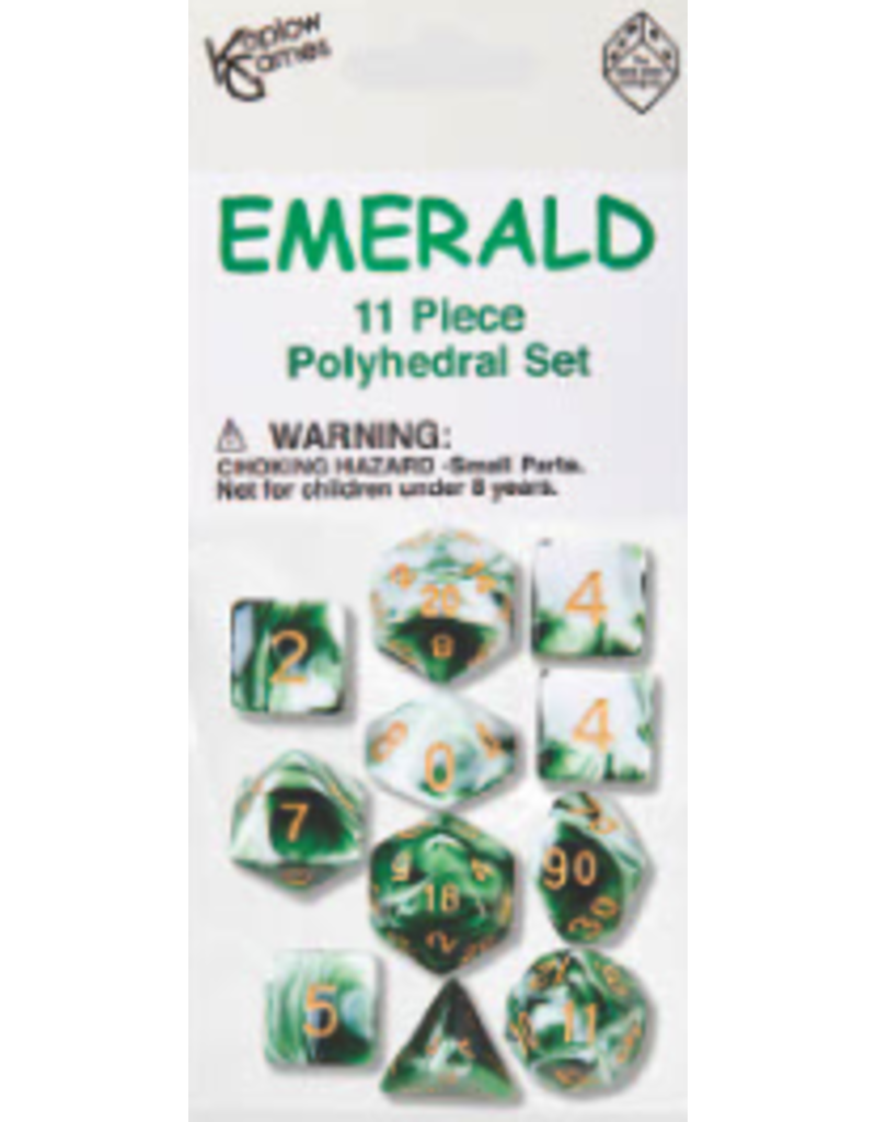 11 Piece Polyhedral Dice Set